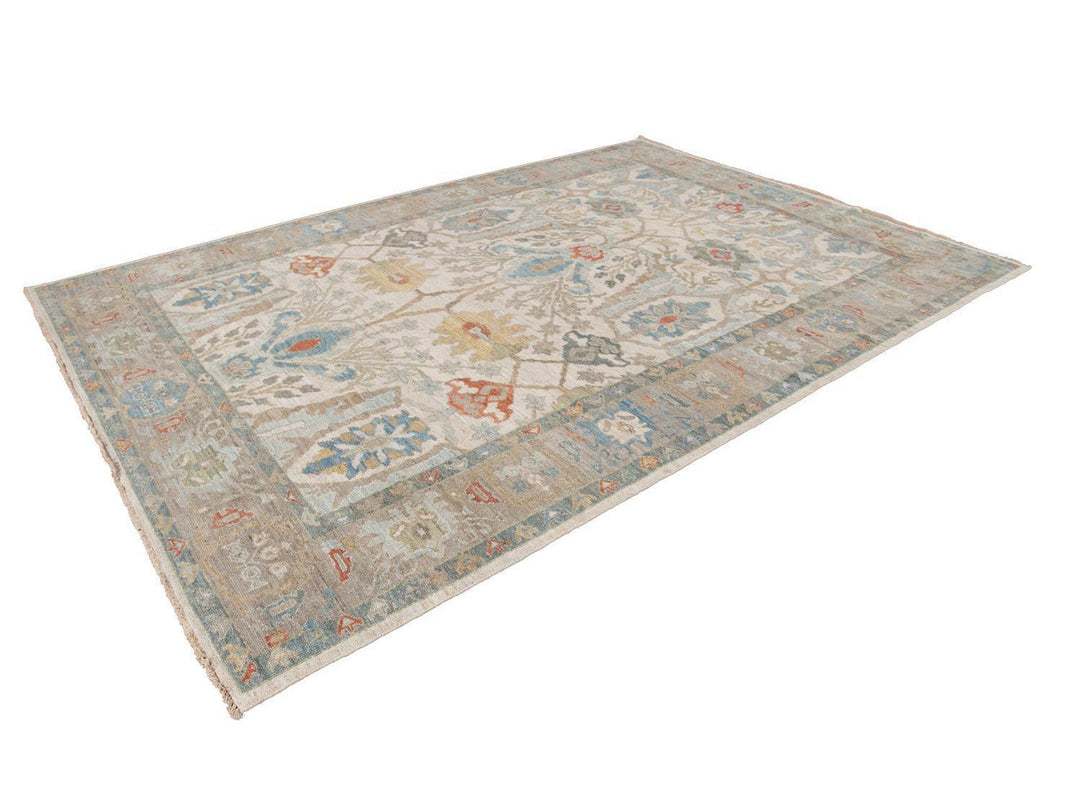 Modern Sultanabad Wool Rug 8 X 12