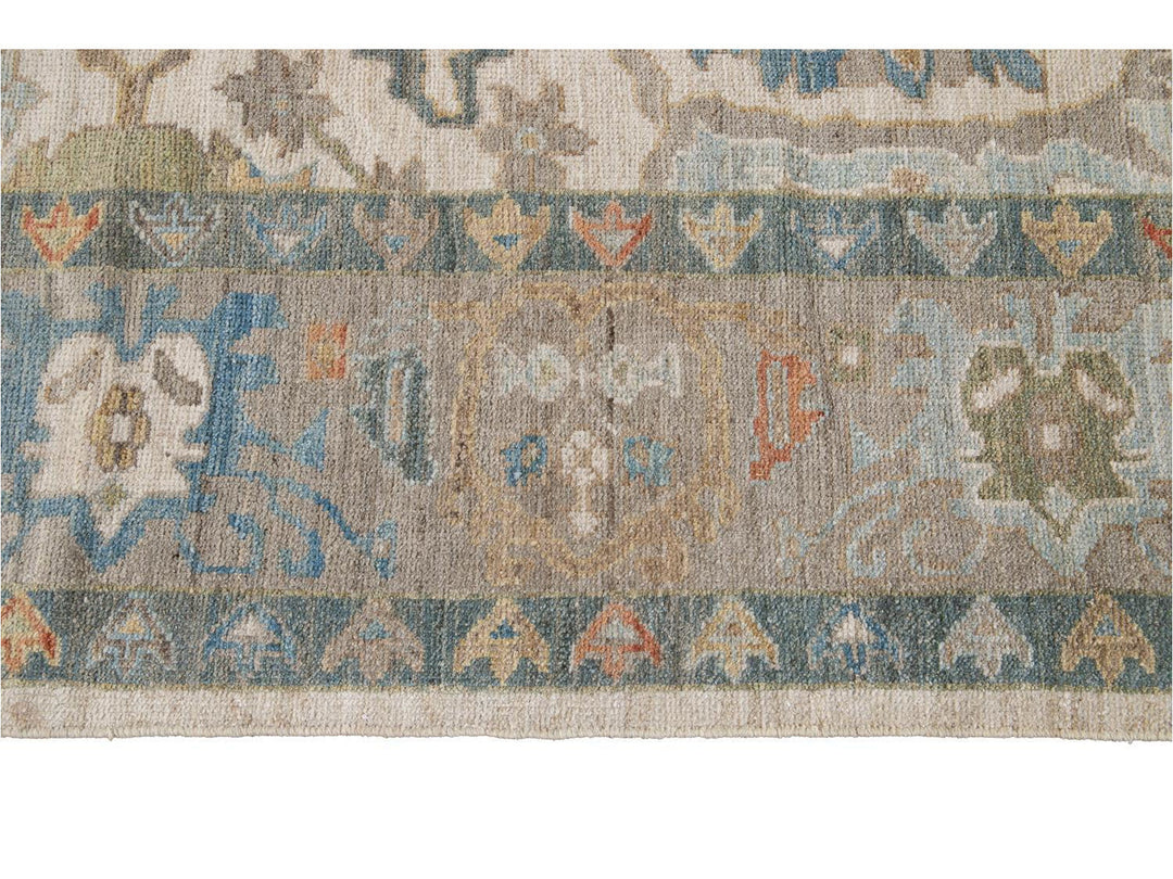 Modern Sultanabad Wool Rug 8 X 12