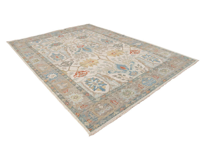 Modern Sultanabad Wool Rug 8 X 12