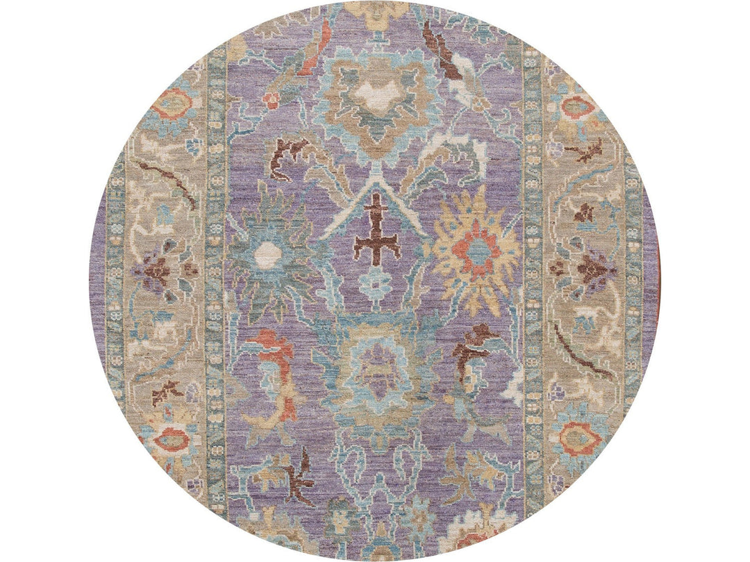 Modern Sultanabad Wool Rug 6 X 9