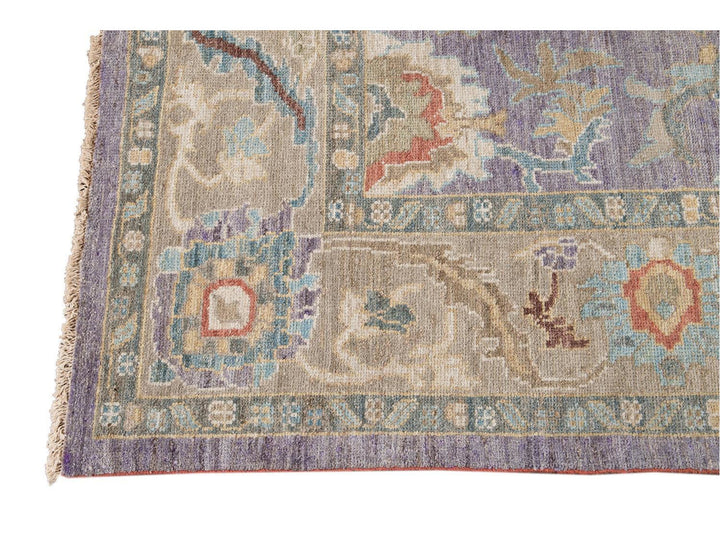 Modern Sultanabad Wool Rug 6 X 9