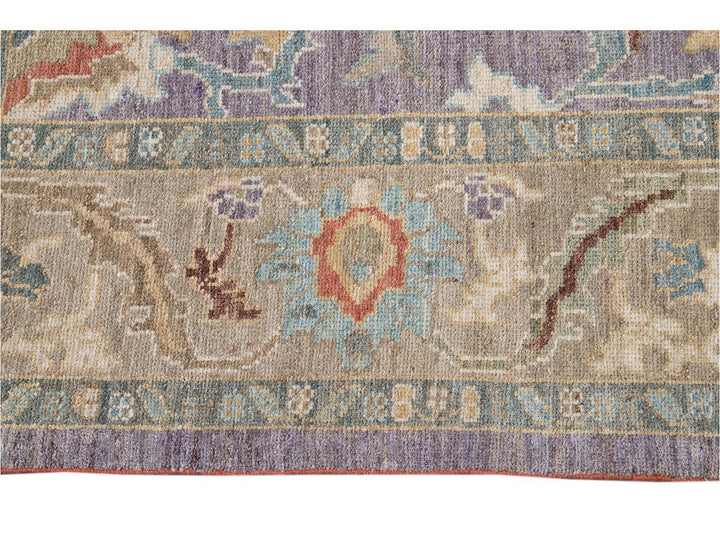 Modern Sultanabad Wool Rug 6 X 9