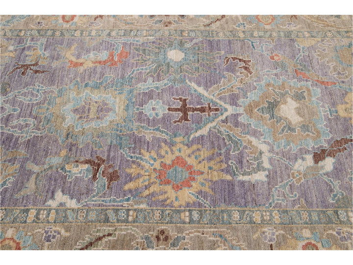 Modern Sultanabad Wool Rug 6 X 9