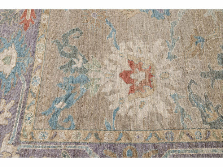Modern Sultanabad Rug 11 X 14