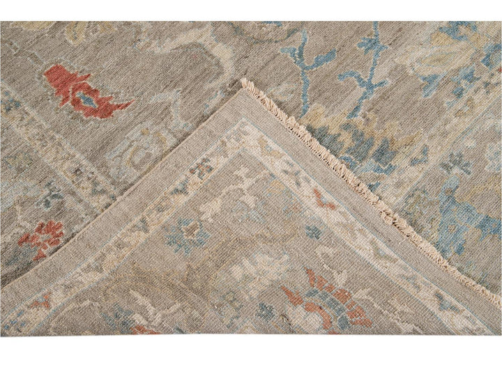 Modern Sultanabad Wool Rug 9 X 12