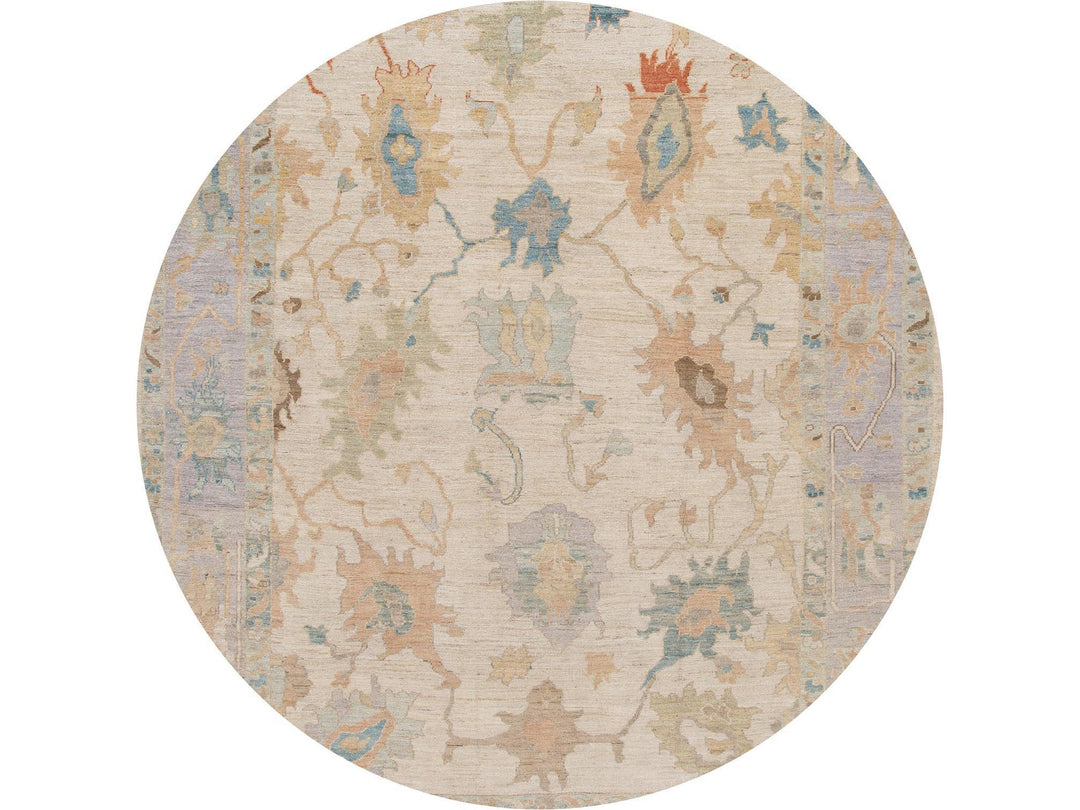 Modern Sultanabad Wool Rug 9 X 13