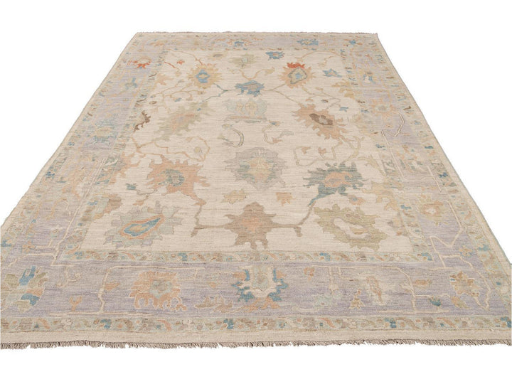 Modern Sultanabad Wool Rug 9 X 13