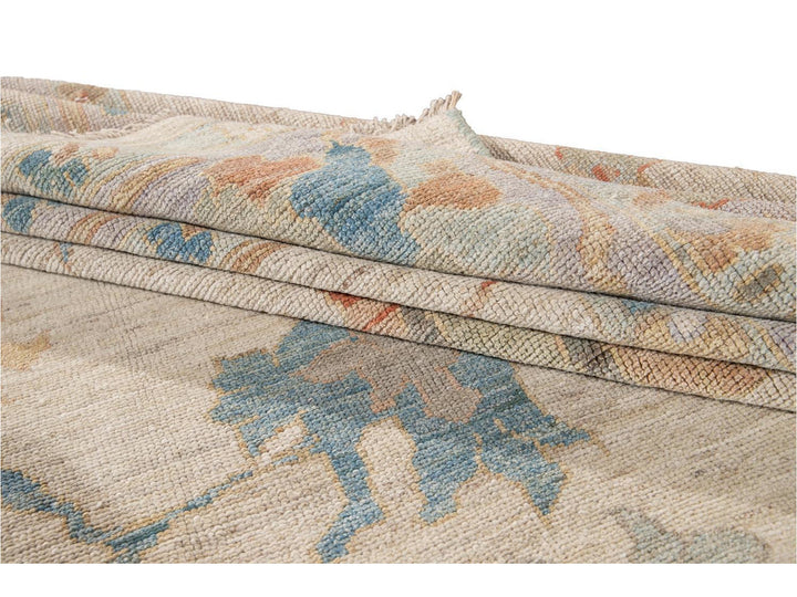 Modern Sultanabad Wool Rug 9 X 13