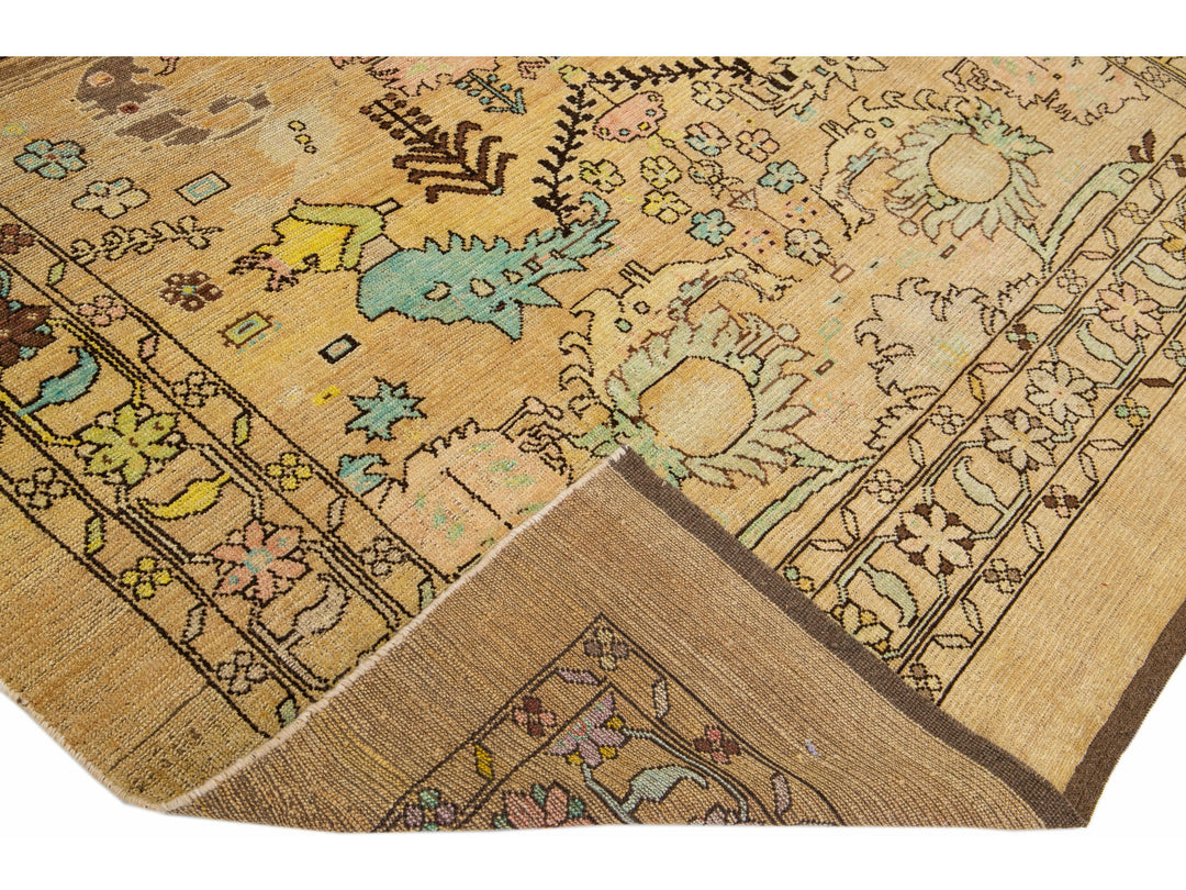 Transitional Revival Wool Rug 8 X 9