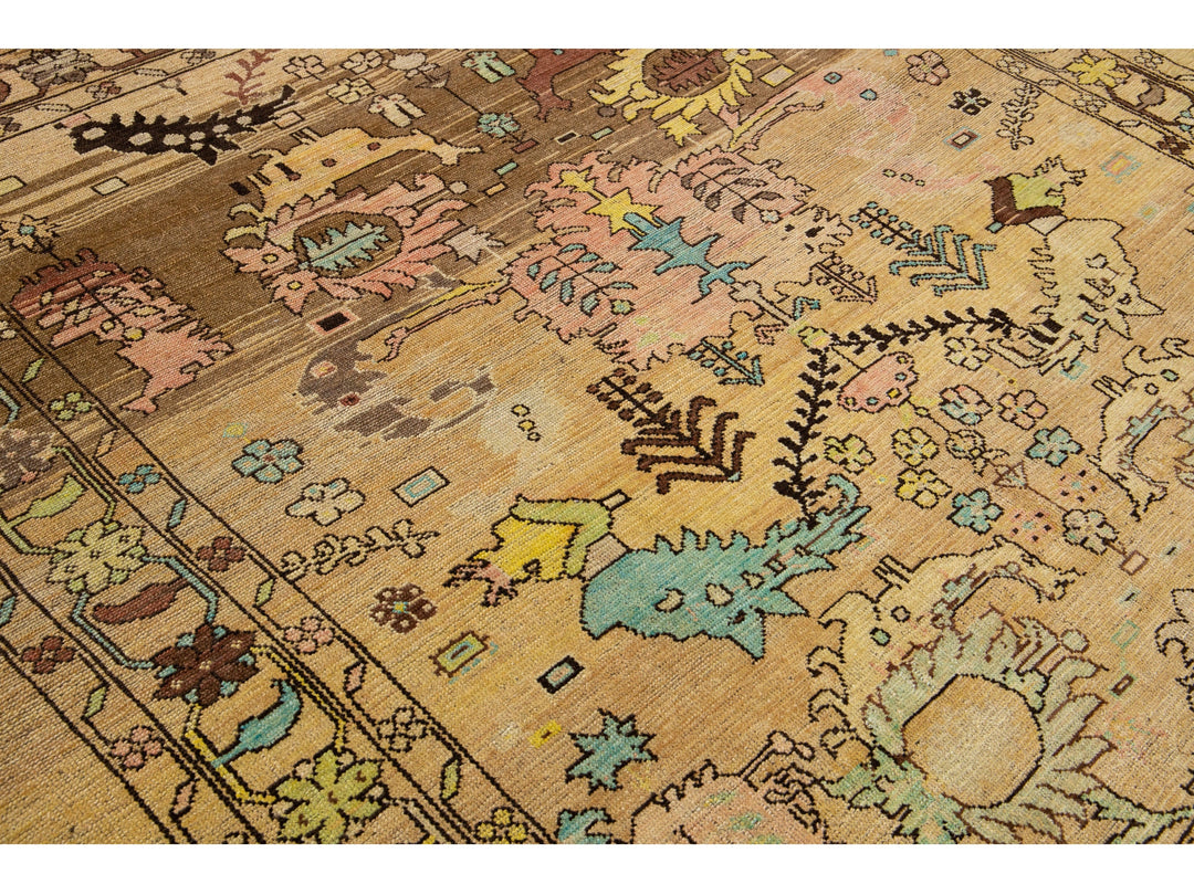 Transitional Revival Wool Rug 8 X 9