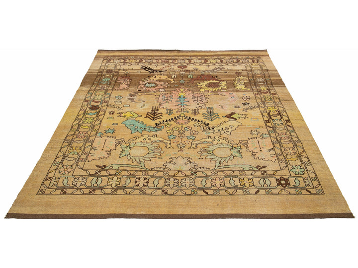 Transitional Revival Wool Rug 8 X 9