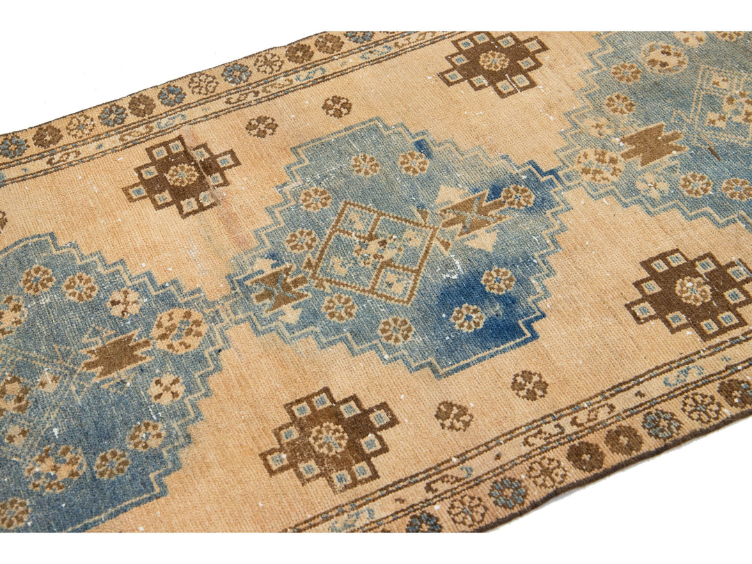 Antique Hamadan Wool Rug 3 X 6