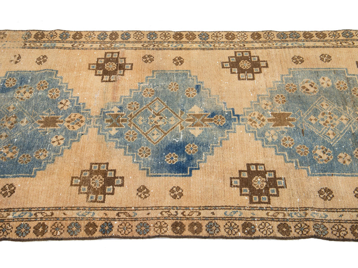 Antique Hamadan Wool Rug 3 X 6
