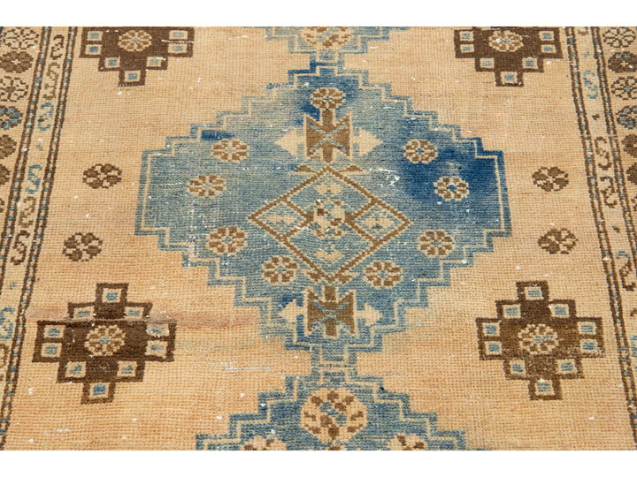 Antique Hamadan Wool Rug 3 X 6