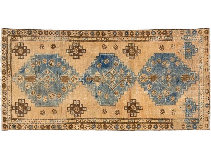 Antique Hamadan Wool Rug 3 X 6
