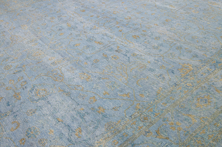 Modern Oushak Wool Rug 12 X 15