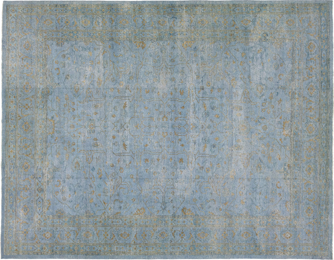 Modern Oushak Wool Rug 12 X 15