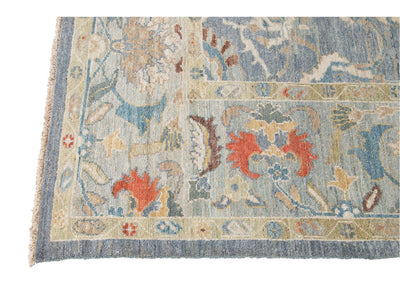 Modern Sultanabad Oversize Wool Rug 12 X 17