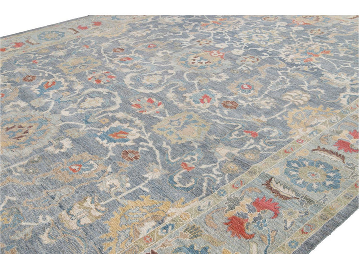 Modern Sultanabad Oversize Wool Rug 12 X 17