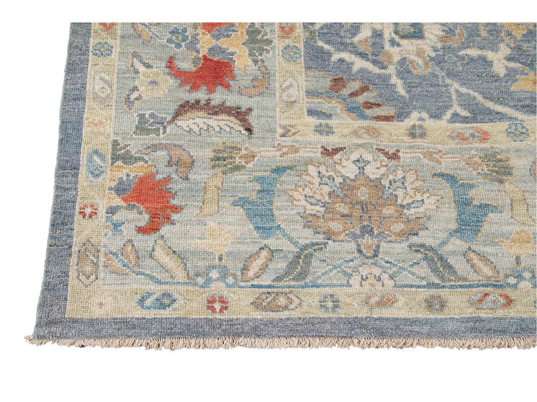 Modern Sultanabad Oversize Wool Rug 12 X 17
