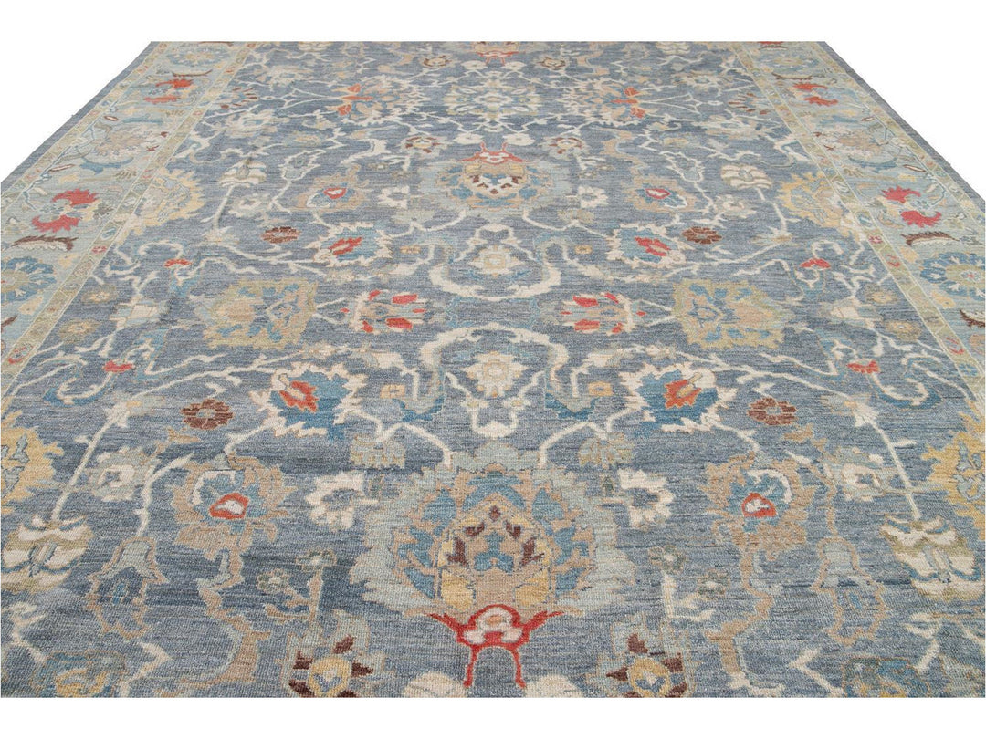 Modern Sultanabad Oversize Wool Rug 12 X 17