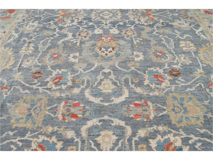Modern Sultanabad Oversize Wool Rug 12 X 17