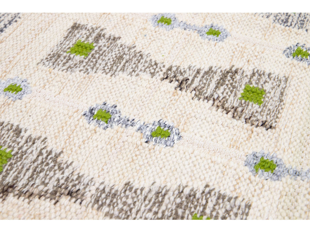 Modern Swedish Wool Rug 8 X 10