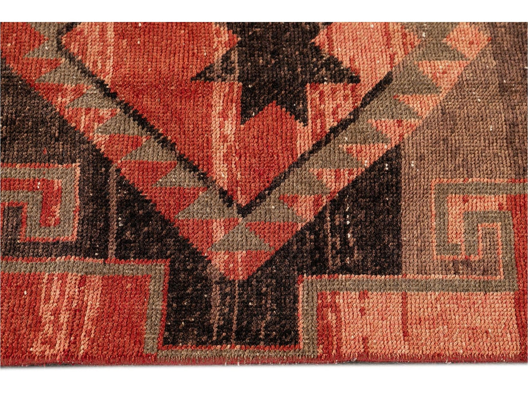 Mid 20th Century Vintage Anatolian Wool Runner Rug, 3 X 13