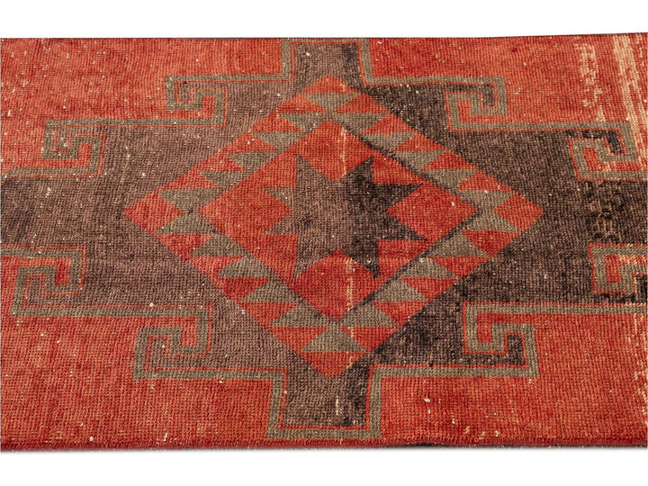 Mid 20th Century Vintage Anatolian Wool Runner Rug, 3 X 13