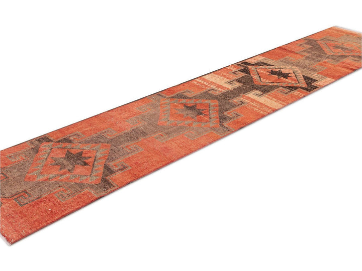 Mid 20th Century Vintage Anatolian Wool Runner Rug, 3 X 13