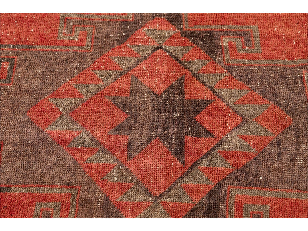 Mid 20th Century Vintage Anatolian Wool Runner Rug, 3 X 13