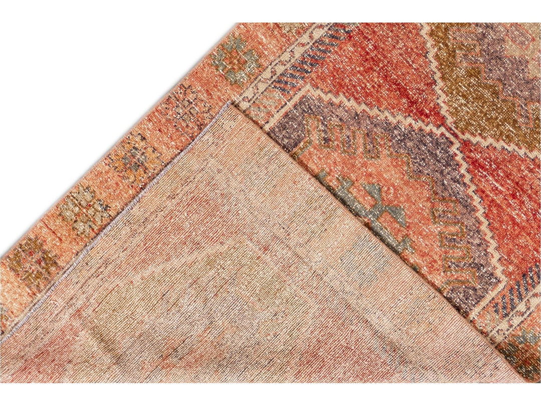 Mid 20th Century Vintage Anatolian Wool Runner Rug, 4' x 12'