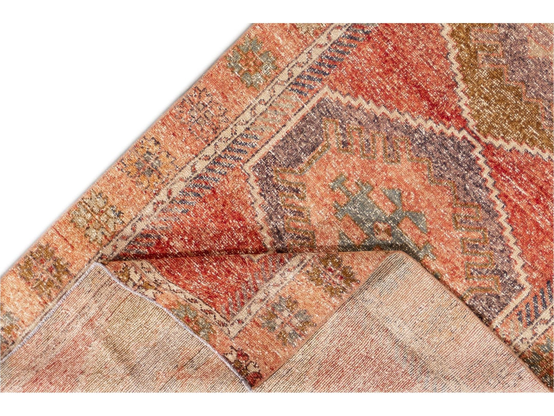 Mid 20th Century Vintage Anatolian Wool Runner Rug, 4' x 12'