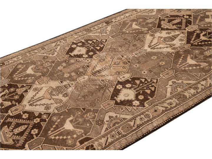Mid 20th Century Vintage Bakhtiari Rug 5 X 10