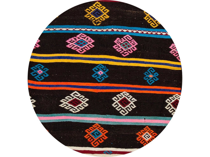 Vintage Kilim Wool Runner  3 X 10