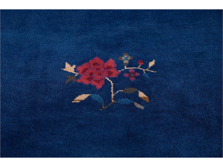 Antique Chinese Art Deco Wool Rug 9 X 11