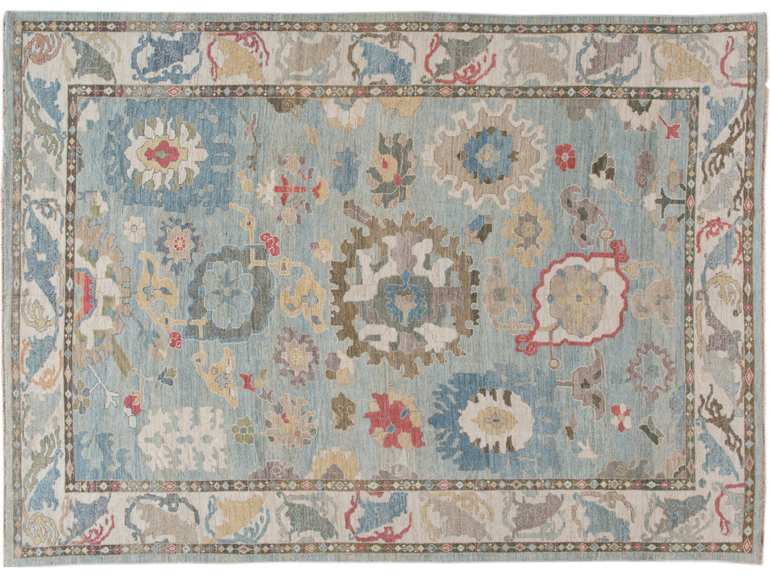 Modern Sultanabad Wool Rug 10 X 14