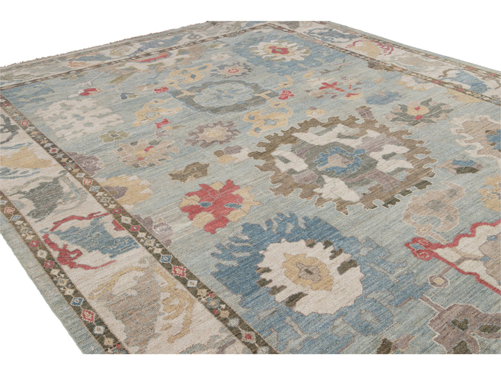 Modern Sultanabad Wool Rug 10 X 14