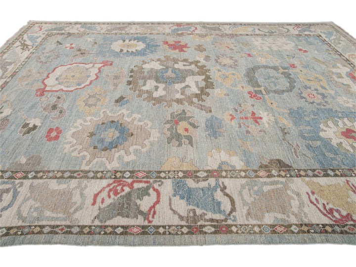 Modern Sultanabad Wool Rug 10 X 14