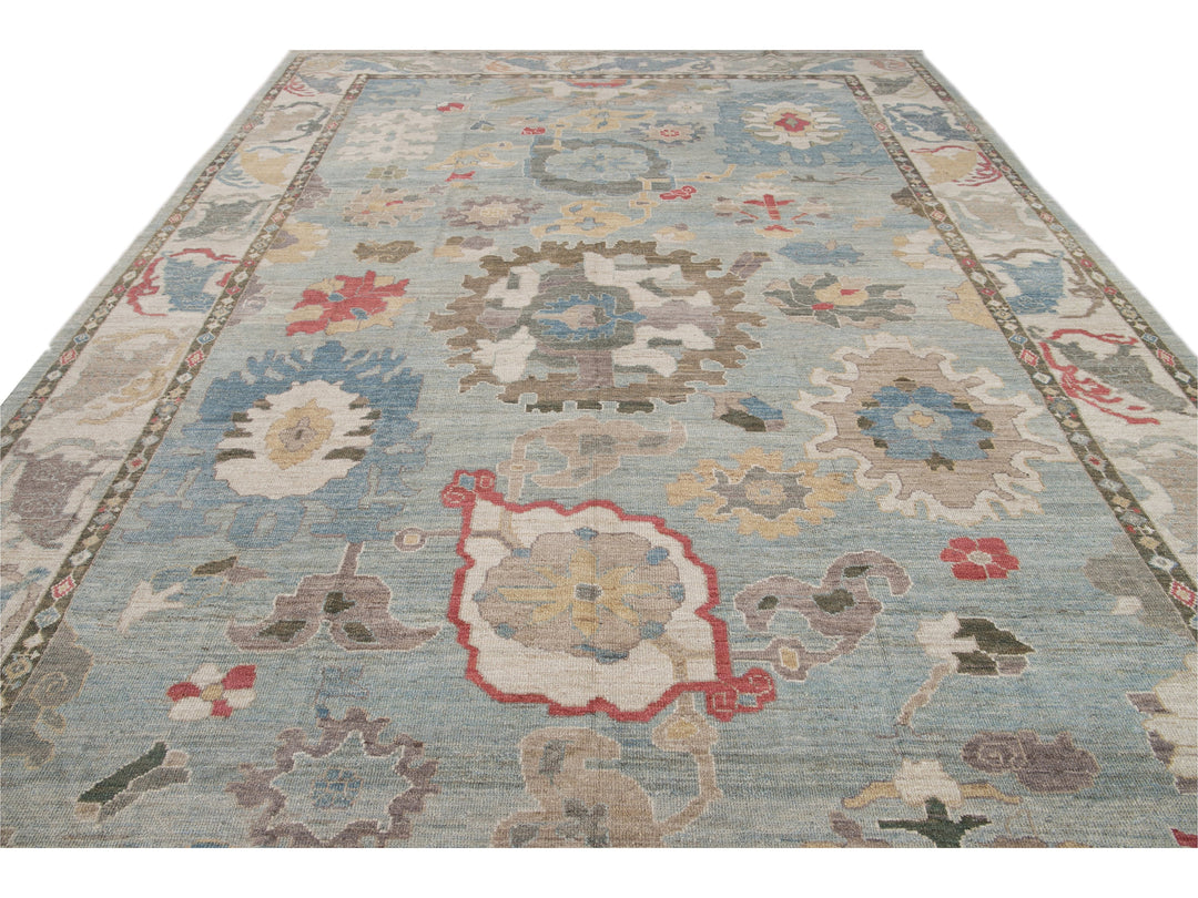 Modern Sultanabad Wool Rug 10 X 14