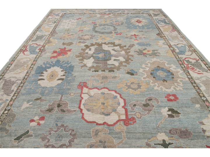 Modern Sultanabad Wool Rug 10 X 14