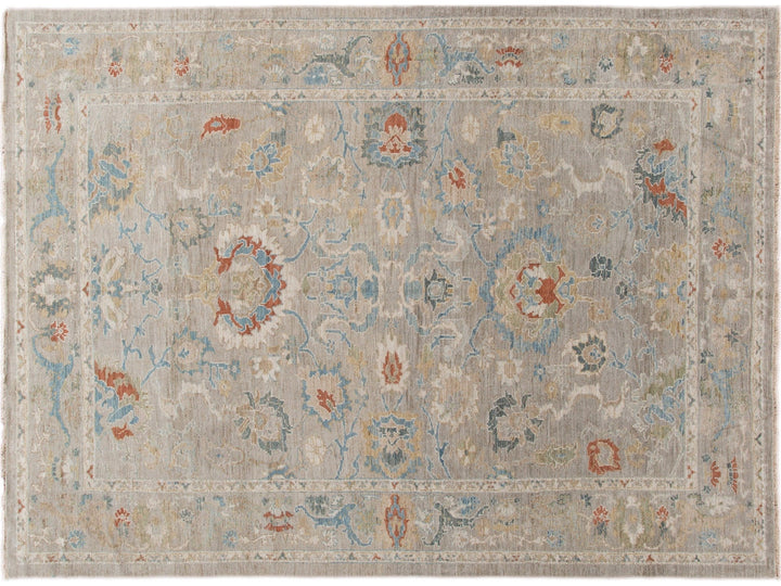 Modern Sultanabad Wool Rug 9 X 11