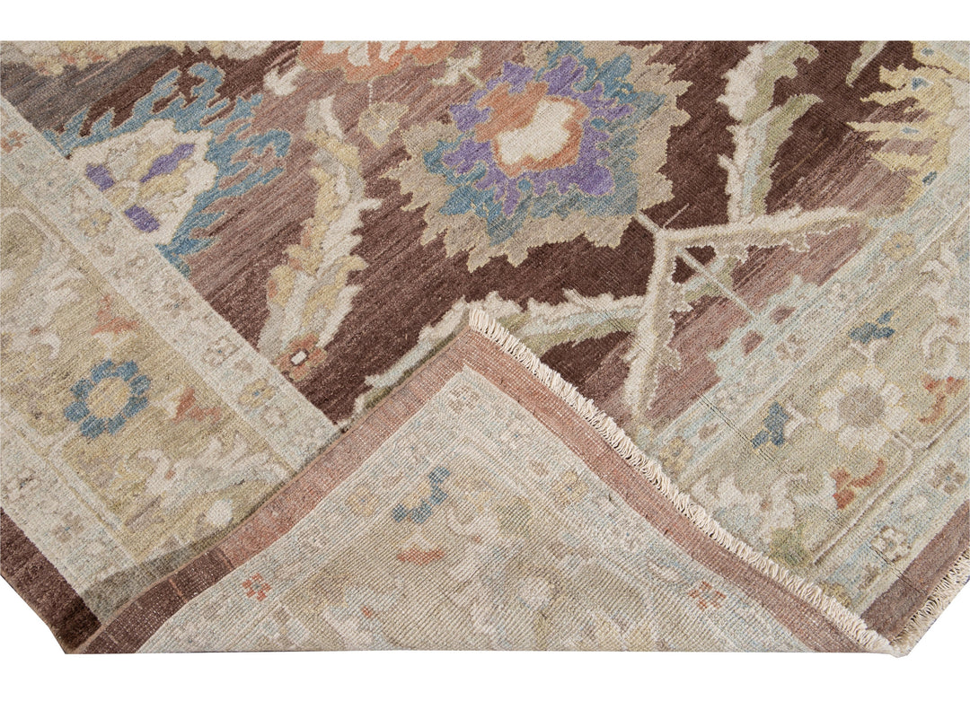 Modern Sultanabad Wool Rug 6 X 10