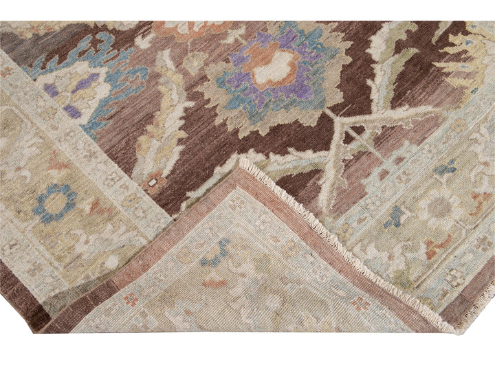 Modern Sultanabad Wool Rug 6 X 10