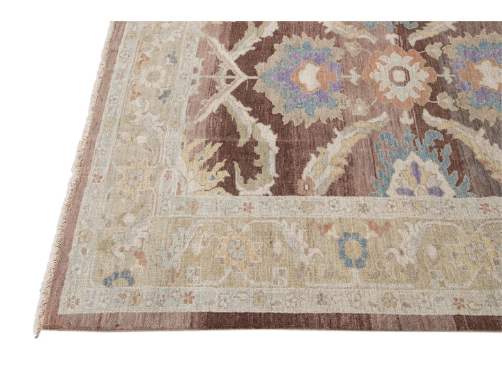 Modern Sultanabad Wool Rug 6 X 10