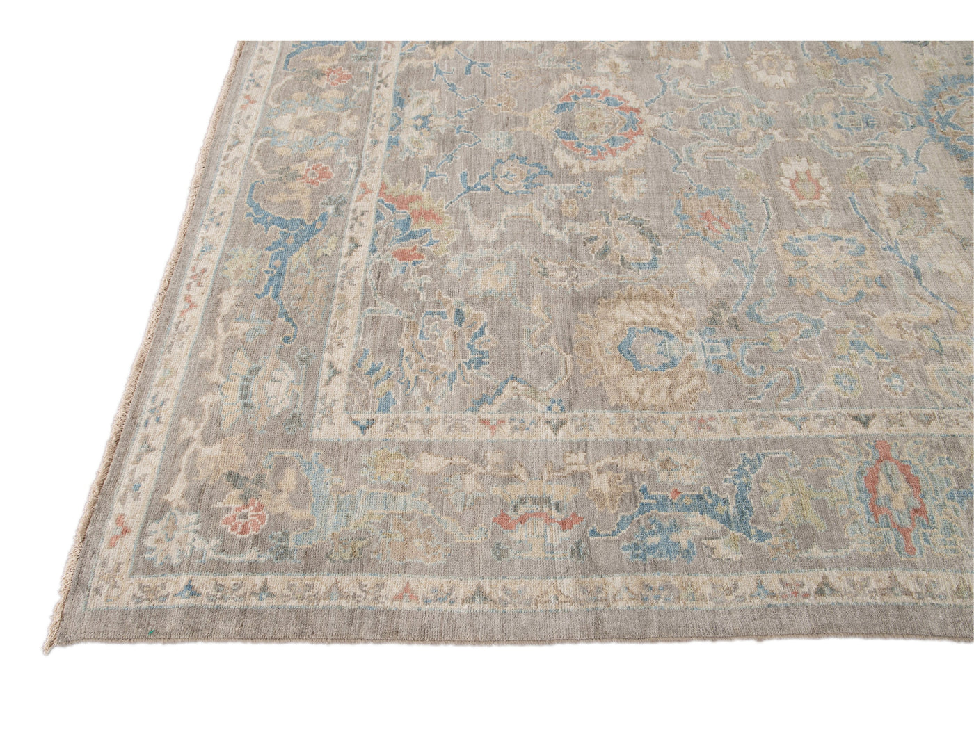 Modern Sultanabad Square Wool Rug 8 X 9