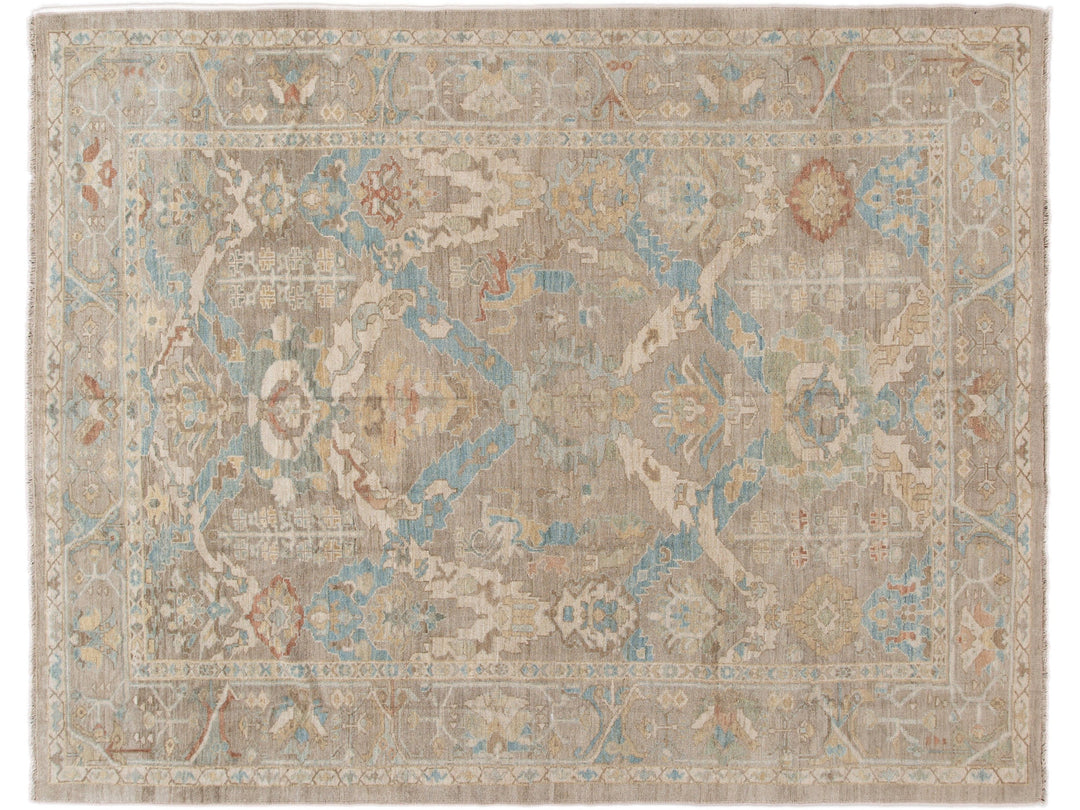 Modern Sultanabad Wool Rug 9 X 12