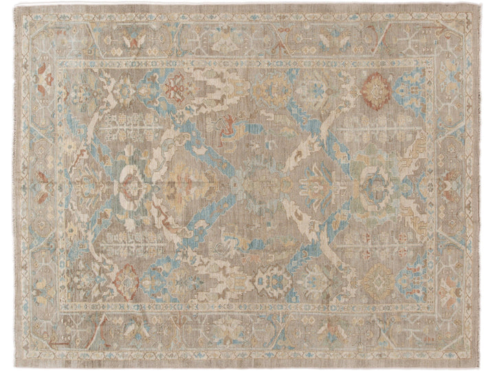Modern Sultanabad Wool Rug 9 X 12