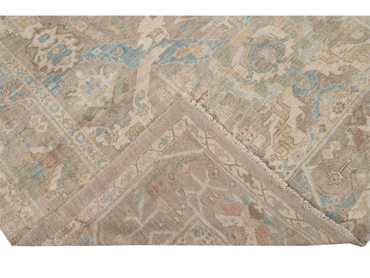 Modern Sultanabad Wool Rug 9 X 12