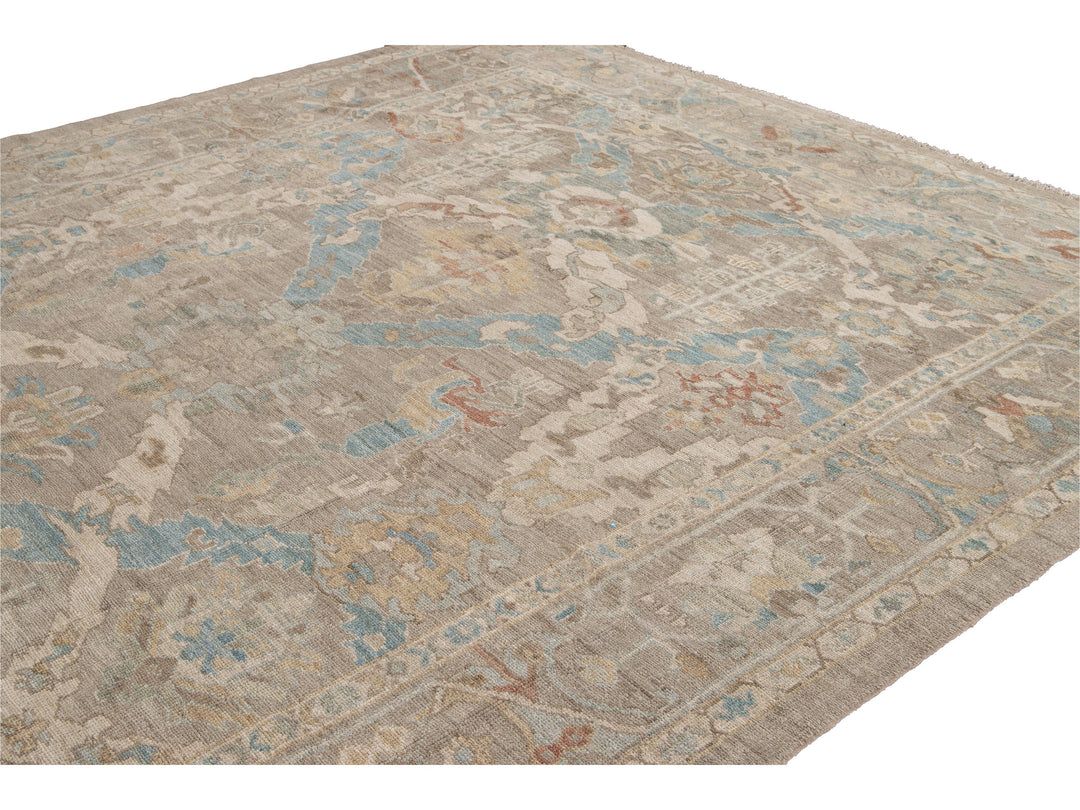 Modern Sultanabad Wool Rug 9 X 12